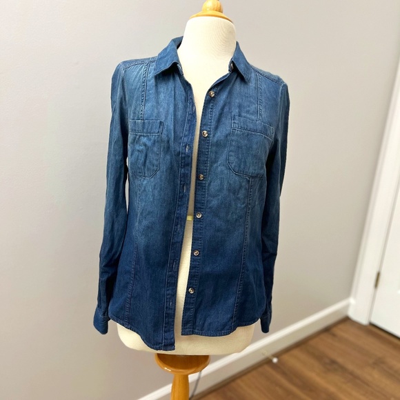 LC Lauren Conrad Tops - Lauren Conrad Denim Shirt